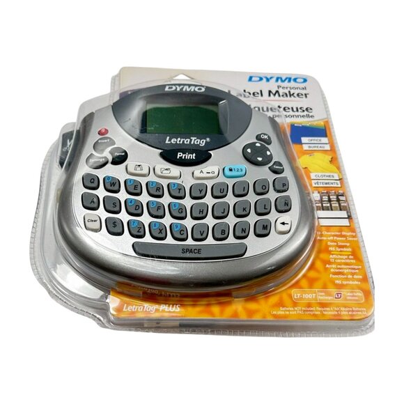 Dymo Personal Label Maker Letratag LT-100T includes label cassette New Sealed - Picture 3 of 9